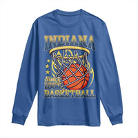 Indiana Basketball Flames Graphic Long Sleeve Shirt Vintage 1967 Fan Indy Hoops Pride