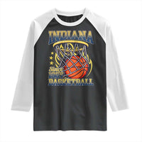 Indiana Basketball Flames Graphic Raglan Shirt Vintage 1967 Fan Indy Hoops Pride