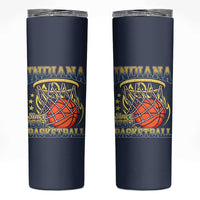 Indiana Basketball Flames Graphic Skinny Tumbler Vintage 1967 Fan Indy Hoops Pride