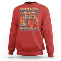 Indiana Basketball Flames Graphic Sweatshirt Vintage 1967 Fan Indy Hoops Pride