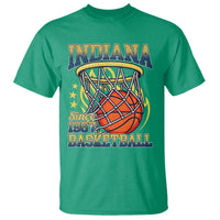 Indiana Basketball Flames Graphic T Shirt Vintage 1967 Fan Indy Hoops Pride