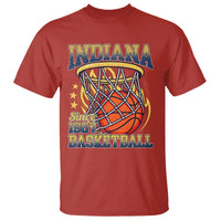 Indiana Basketball Flames Graphic T Shirt Vintage 1967 Fan Indy Hoops Pride