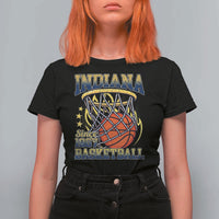 Indiana Basketball Flames Graphic T Shirt For Women Vintage 1967 Fan Indy Hoops Pride