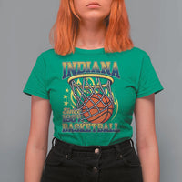 Indiana Basketball Flames Graphic T Shirt For Women Vintage 1967 Fan Indy Hoops Pride
