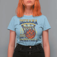 Indiana Basketball Flames Graphic T Shirt For Women Vintage 1967 Fan Indy Hoops Pride