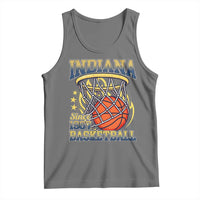 Indiana Basketball Flames Graphic Tank Top Vintage 1967 Fan Indy Hoops Pride