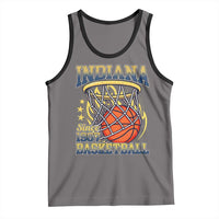 Indiana Basketball Flames Graphic Tank Top Vintage 1967 Fan Indy Hoops Pride