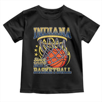 Indiana Basketball Flames Graphic Toddler T Shirt Vintage 1967 Fan Indy Hoops Pride