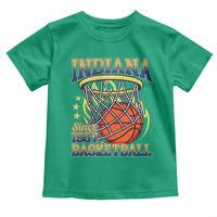Indiana Basketball Flames Graphic Toddler T Shirt Vintage 1967 Fan Indy Hoops Pride
