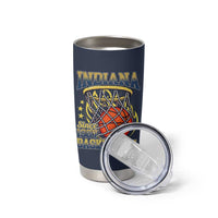 Indiana Basketball Flames Graphic Tumbler Cup Vintage 1967 Fan Indy Hoops Pride