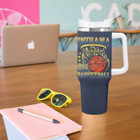 Indiana Basketball Flames Graphic Tumbler With Handle Vintage 1967 Fan Indy Hoops Pride