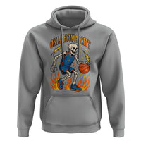 Oklahoma City Basketball Skeleton Hoodie OKC Hoops Fan Life Sport Lover - Wonder Print Shop