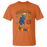 Oklahoma City Basketball Skeleton T Shirt OKC Hoops Fan Life Sport Lover - Wonder Print Shop