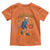 Oklahoma City Basketball Skeleton Toddler T Shirt OKC Hoops Fan Life Sport Lover - Wonder Print Shop