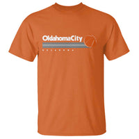 Retro Oklahoma City Basketball T Shirt Vintage OKC Hoops Lover Sports Fan - Wonder Print Shop