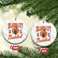 Retro Oklahoma City Basketball Ceramic Ornament Vintage OKC Since 1967 Hoops Lover Sports Fan - Wonder Print Shop