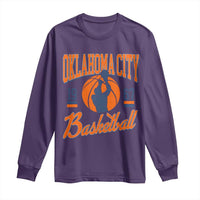 Retro Oklahoma City Basketball Long Sleeve Shirt Vintage OKC Since 1967 Hoops Lover Sports Fan - Wonder Print Shop