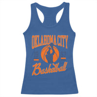 Retro Oklahoma City Basketball Racerback Tank Top Vintage OKC Since 1967 Hoops Lover Sports Fan - Wonder Print Shop
