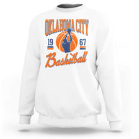 Retro Oklahoma City Basketball Sweatshirt Vintage OKC Since 1967 Hoops Lover Sports Fan - Wonder Print Shop