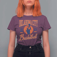 Retro Oklahoma City Basketball T Shirt For Women Vintage OKC Since 1967 Hoops Lover Sports Fan - Wonder Print Shop