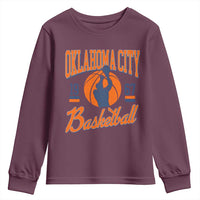 Retro Oklahoma City Basketball Youth Sweatshirt Vintage OKC Since 1967 Hoops Lover Sports Fan - Wonder Print Shop