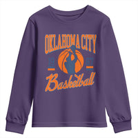 Retro Oklahoma City Basketball Youth Sweatshirt Vintage OKC Since 1967 Hoops Lover Sports Fan - Wonder Print Shop