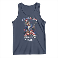 Let Freedom Rock Uncle Sam Rock Star Tank Top Funny Electric Guitar Player American Flag Suit 1776 to 2026 Semiquincentennial