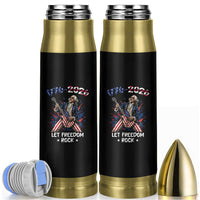 Let Freedom Rock George Washington Rock Star Bullet Tumbler Funny Electric Guitar Player American Flag Suit 1776 to 2026 Semiquincentennial