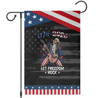 Let Freedom Rock George Washington Rock Star Patriotic Garden Flag Funny Electric Guitar Player American Flag Suit 1776 to 2026 Semiquincentennial