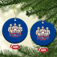 Dream Team of 1776 Funny Founding Fathers Basketball Players Ceramic Ornament Patriotic Sports Team Parody 4th of July 250th Anniversary