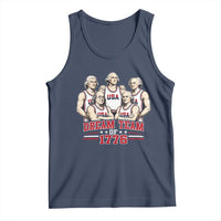 Dream Team of 1776 Funny Founding Fathers Basketball Players Tank Top Patriotic Sports Team Parody 4th of July 250th Anniversary