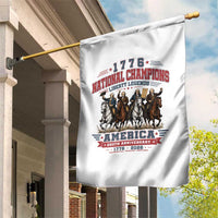 1776 National Champions Liberty Legends Vintage Garden Flag Horseback Founding Fathers America 250th Anniversary
