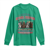 1776 National Champions Liberty Legends Vintage Long Sleeve Shirt Horseback Founding Fathers America 250th Anniversary