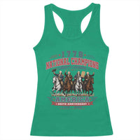 1776 National Champions Liberty Legends Vintage Racerback Tank Top Horseback Founding Fathers America 250th Anniversary
