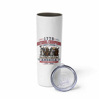1776 National Champions Liberty Legends Vintage Skinny Tumbler Horseback Founding Fathers America 250th Anniversary