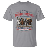 1776 National Champions Liberty Legends Vintage T Shirt Horseback Founding Fathers America 250th Anniversary