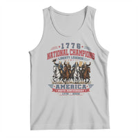 1776 National Champions Liberty Legends Vintage Tank Top Horseback Founding Fathers America 250th Anniversary