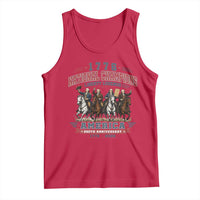 1776 National Champions Liberty Legends Vintage Tank Top Horseback Founding Fathers America 250th Anniversary