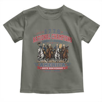 1776 National Champions Liberty Legends Vintage Toddler T Shirt Horseback Founding Fathers America 250th Anniversary