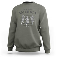 Declaration of Independence Sacred Honor Quote Graphic Sweatshirt Vintage 1776 to 2026 America Patriotic History