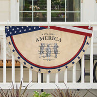 Declaration of Independence Sacred Honor Quote Graphic Patriotic Fan Flag Vintage 1776 to 2026 America History