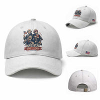 USA 250th Tour 2026 Founding Fathers Rock Concert Baseball Cap Funny Mount Rushmore Rock Stars Semiquincentennial