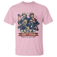 USA 250th Tour 2026 Founding Fathers Rock Concert T Shirt Funny Mount Rushmore Rock Stars Semiquincentennial
