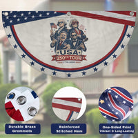 USA 250th Tour 2026 Founding Fathers Rock Concert Patriotic Fan Flag Funny Mount Rushmore Rock Stars Semiquincentennial