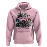 America Born to Ride Free 250 Years Biker Hoodie American Flag Chopper Motorcycle Statue of Liberty 1776 to 2026 Semiquincentennial
