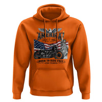 America Born to Ride Free 250 Years Biker Hoodie American Flag Chopper Motorcycle Statue of Liberty 1776 to 2026 Semiquincentennial