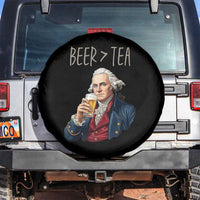 Beer Greater Than Tea Funny Founding Fathers Spare Tire Cover American History Drinking Boston Tea Party Sarcasm
