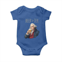 Beer Greater Than Tea Funny Founding Fathers Baby Onesie American History Drinking Boston Tea Party Sarcasm