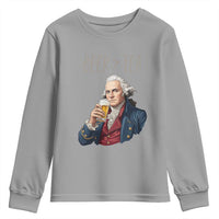 Beer Greater Than Tea Funny Founding Fathers Youth Sweatshirt American History Drinking Boston Tea Party Sarcasm