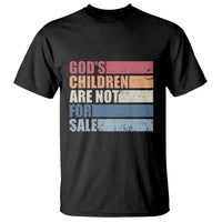 End Human Trafficking T Shirt God's Children Are Not For Sale Vintage Retro - Wonder Print Shop